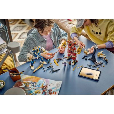 9. LEGO Ninjago 71870 - Bliźniacze tytanowe mechy