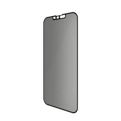 4. Szkło hartowane PanzerGlass E2E Microfracture na iPhone 13 Pro Max Case Friendly CamSlider Privacy Antibacterial - czarne