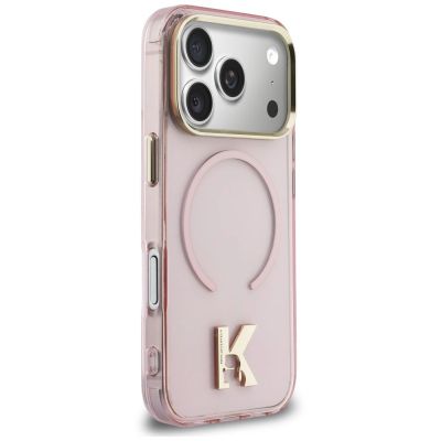 4. Etui Karl Lagerfeld IML K Head na iPhone 18 Pro Max / 17 Pro Max - różowe