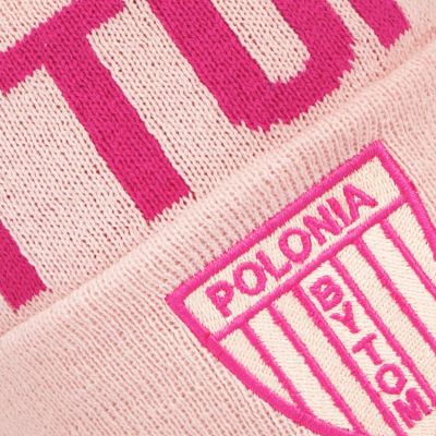 2. Czapka zimowa Polonia Bytom - Pink