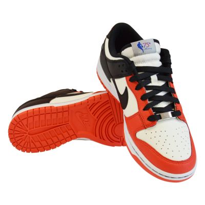 4. Buty Sportowe Nike Dunk Low EMB NBA 75th Anniversary Chicago - DD3363-100