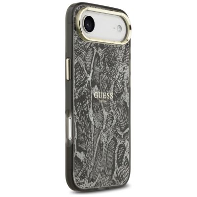 4. Etui Guess Python Pattern MagSafe na iPhone Air - czarne