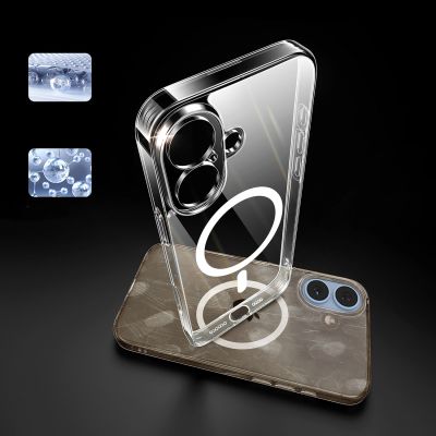 6. Etui Ugreen Classy Clear Magnetic na iPhone 16 Plus - przezroczyste