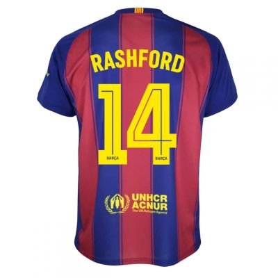 3. FC Barcelona Rashford komplet koszulka spodenki junior box 2025/26 BC19ERA