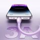 7. Kabel Joyroom S-A59 Vibrant Series 3A USB-A - Lightning 1,2m - fioletowy