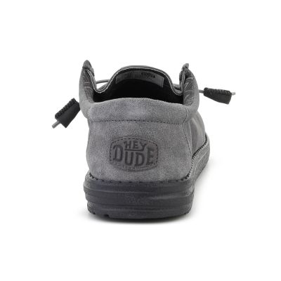 5. HEYDUDE WALLY STRETCH CANVAS BLOCK GRANITE GREY/MULTI 44353-1VT