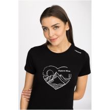 T-shirt damski VIKING Lenta Bamboo Light Lady czarny   XL