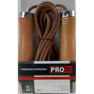 2. Skakanka skórzana PROFIT DROP DK 1019
