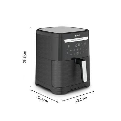 3. Tefal Easy Fry & Grill EY8018 6,5 l Autonomiczny 1830 W Frytkownica na gorące powietrze Czarny