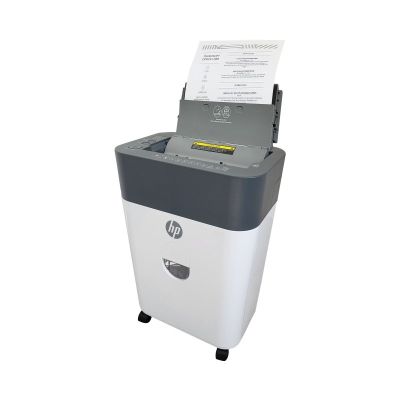 11. HP Niszczarka ONESHRED Auto 100CC, biało-szara