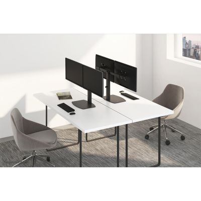 12. Neomounts FPMA-D865DBLACK uchwyt / stojak do monitorów 68,6 cm (27") Biurko Czarny
