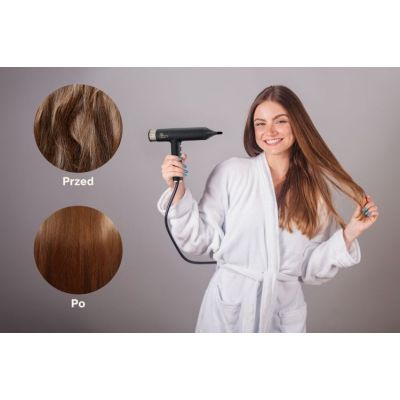 17. ELDOM SUSZARKA DO WŁOSÓW HT270 BRIZO 2000W TECHNOLOGIA SUPER-SILENT 3 OZIOMY NADMUCHU,JONOZACJA FUNKCJA AUTO-CLEANING; FUNKCJ