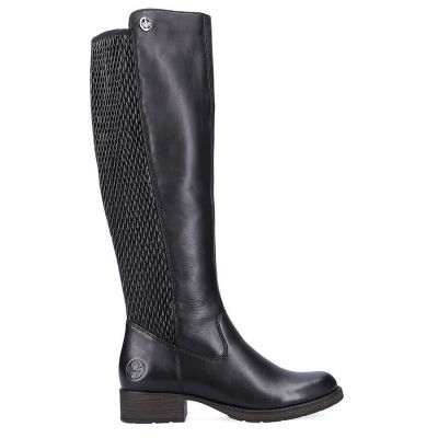 17. Kozaki skórzane Rieker W Z9591-00 czarne 