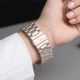 6. Bransoleta Tech-Protect Stainless na Apple Watch 44 / 45 / 46 / 49 mm - srebrno-złoty