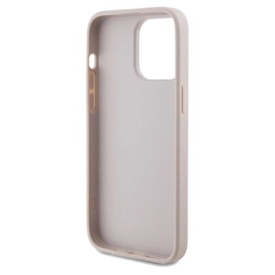 7. Etui Guess 4G Stripe Collection na iPhone 15 Pro Max - różowe
