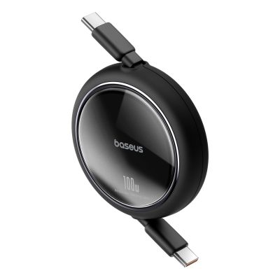 2. Kabel wysuwany Baseus Free2Draw Mini USB-C - USB-C 100W 1m - czarny