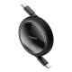 2. Kabel wysuwany Baseus Free2Draw Mini USB-C - USB-C 100W 1m - czarny