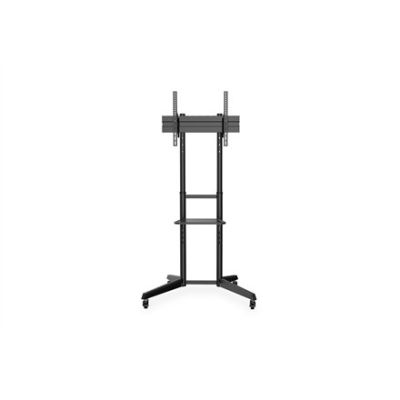 3. Stojak mobilny pojedynczy z półką, 1xLCD max. 70"max. 50kg