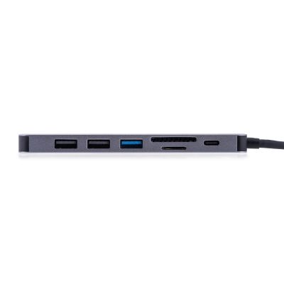 18. UNITEK HUB USB-C 7W1, HDMI 4K, PD 100W, 5GBPS, ALU
