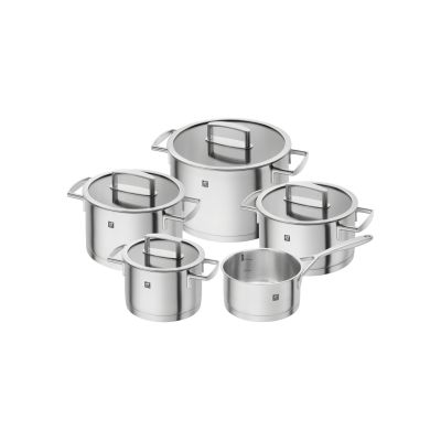 13. Zestaw garnków ZWILLING Vitality 66460-000-0 (1,5 litra, 2 litry, 3 litry, 3,5 litra, 6 litrów)