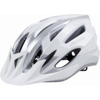 Kask rowerowy ALPINA MTB17 biało-srebrny 54-58