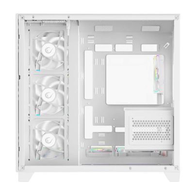 6. RAMPAGE OBUDOWA PC ZE SZKŁEM HARTOWANYM SEALITE 7X WENTYLATOR ARGB PWM WHITE