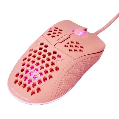 9. Deltaco Gaming GAM-108-P klawiatura USB Różowy