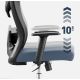 3. Fotel obrotowy Manager 2.6 Black
