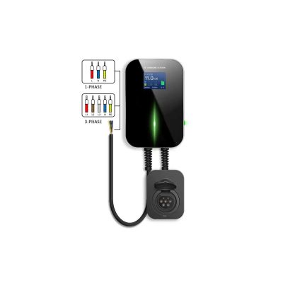 4. Extralink Ładowarka do samochodu elektrycznego BS20-BA-22kW-APP Typ A 32A 22kW 3 fazy, ekran LCD, aplikacja, 6,1m