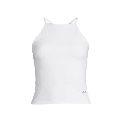 Koszulka sportowa CASALL Built-In-Bra Halterneck Tank white