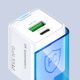 9. Ładowarka sieciowa Wozinsky WWC-35W GaN USB-A + USB-C - biała