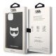 8. Etui Karl Lagerfeld Saffiano Choupette Head Patch na iPhone 14 Plus - czarne