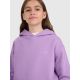 5. Bluza dresowa nierozpinana z kapturem dziewczęca 4F 4FJRAW25TSWSF2467-51S