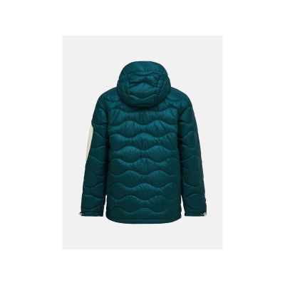 3. Kurtka puchowa męska PEAK PERFORMANCE M Helium Utility Down Hood Jacket kolor zielony