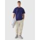 6. T-shirt oversize gładki uniseks 4F 4FRAW24TTSHU2672-31S