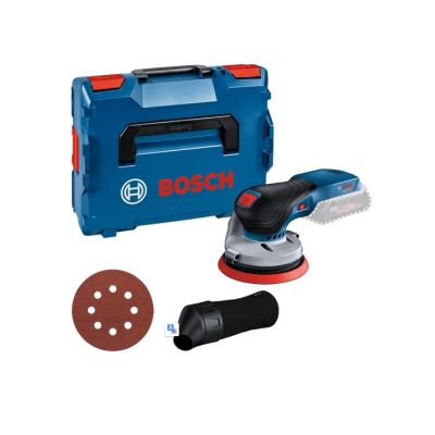 7. Bosch GEX 18V-125 Professional Losowa szlifierka oscylacyjna 10000 RPM 20000 OPM Czarny, Niebieski, Szary, Czerwony