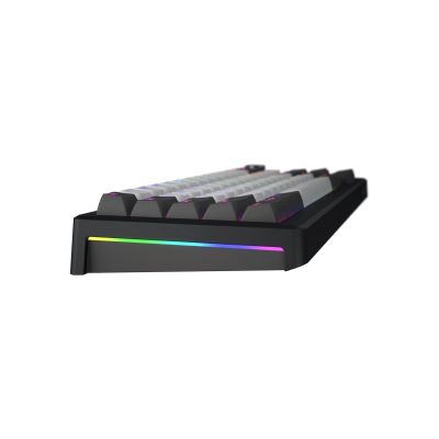 5. HATOR Skyfall Pro Wireless 65 klawiatura Gaming USB + RF Wireless + Bluetooth QWERTY US English Czarny, Szary
