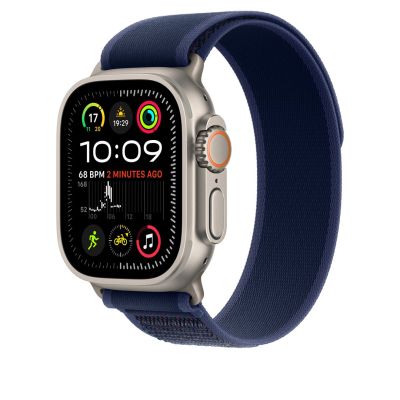 2. Pasek Apple MXTT3ZM/A 49Mm Blue Trail 160 Loop S/M Natural Titanium Finish