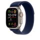 2. Pasek Apple MXTT3ZM/A 49Mm Blue Trail 160 Loop S/M Natural Titanium Finish