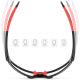 6. Okulary rowerowe Rockbros SP216BK fotochromowe UV400 - czarno-czerwone