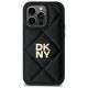 3. Etui DKNY Quilted Stack Logo na iPhone 14 Pro Max - czarne