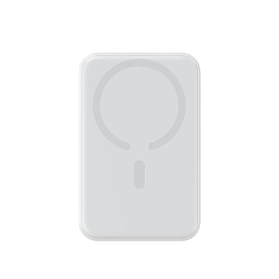 3. Powerbank Joyroom JR-W020 20W 10000mAh MagSafe + kabel USB-C - USB-C 0.25m - biały