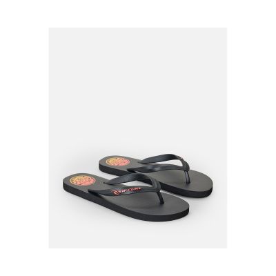 2. Japonki męskie RIP CURL Icons Of Surf Bloom Open Toe czarne