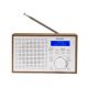 5. Kompaktowe radio DAB+/FM Denver DAB-46 białe