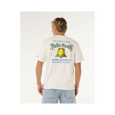 2. Koszulka męska RIP CURL Bells Pro 26 Bell Logo Tee biała