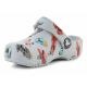 3. Klapki Crocs Classic Race Cars Graphic Jr 210992-1NN