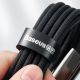 13. Baseus Tungsten 3w1 kabel USB - USB Typ C / Lightning / micro USB 3,5 A 1,5 m czarny (CAMLTWJ-01)