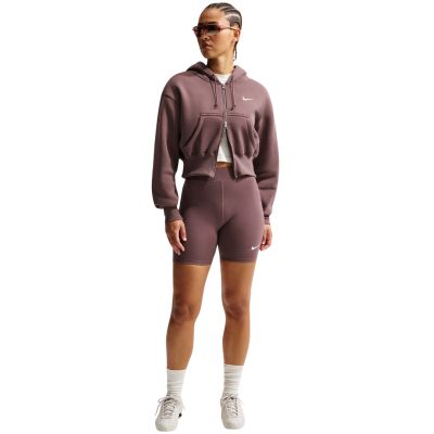 6. Spodenki damskie Nike Sportswear Classics brązowe DV7797 502