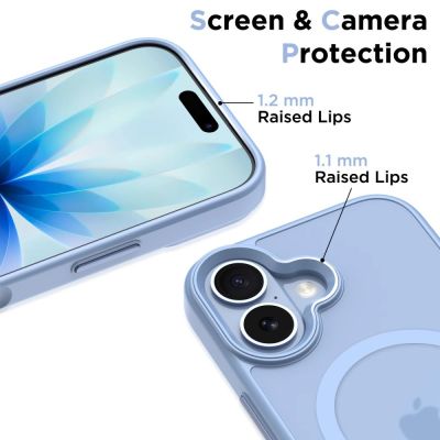 3. Etui Tech-Protect MagMat MagSafe na iPhone 17 - niebieskie\