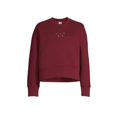 Bluza CASALL Boxy Crew Neck Sweatshirt evening red